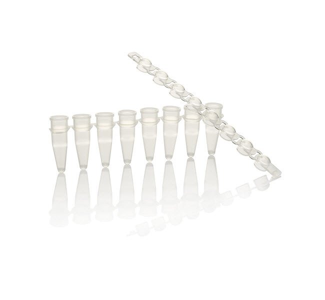 PCR Tubes & Caps, RNase-free, 0.2 mL (8-strip format)